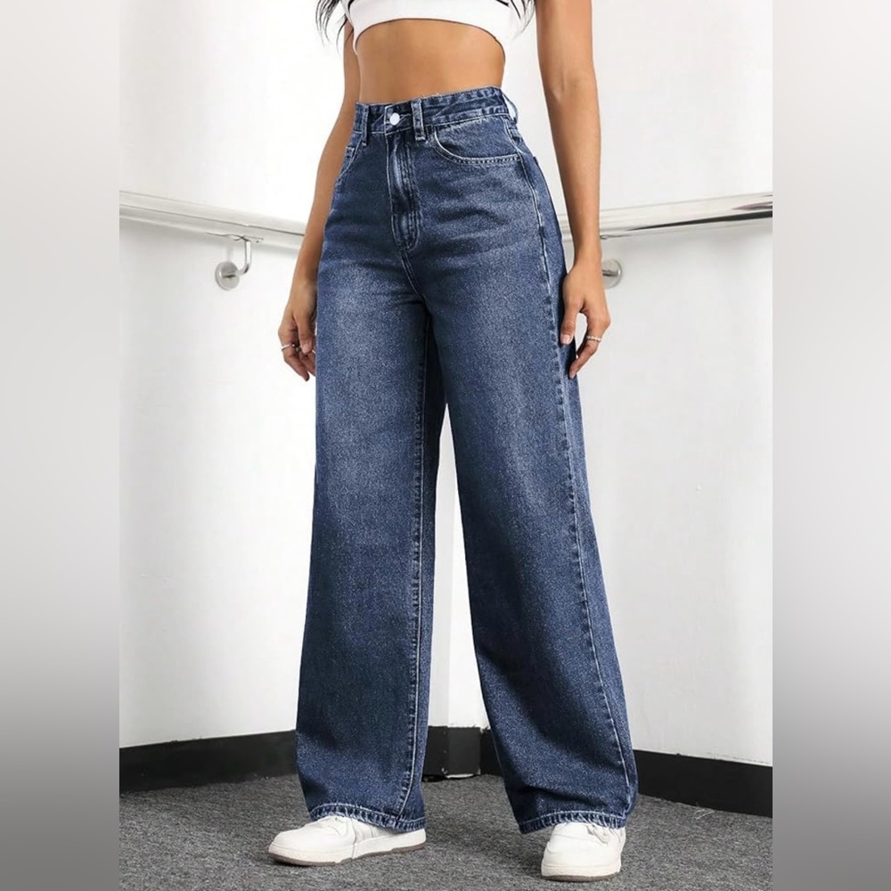 Fashion Nova Dark Blue Women Jeans
